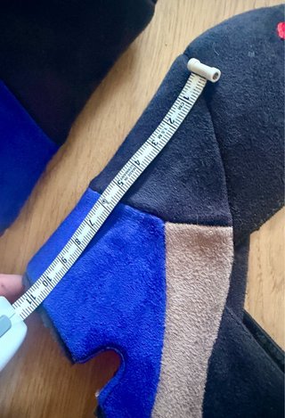 Zapatos de cuña Moschino negros , grises y azules
