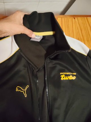 Chaqueta Puma Hombre Negra y Blanca