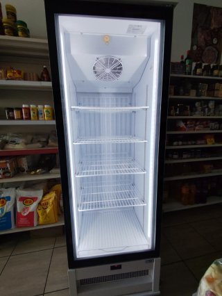 Nevera expositora cristal
