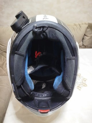 Casco Shark Evo-One Astor  BLANCO y NEGRO TALLA M