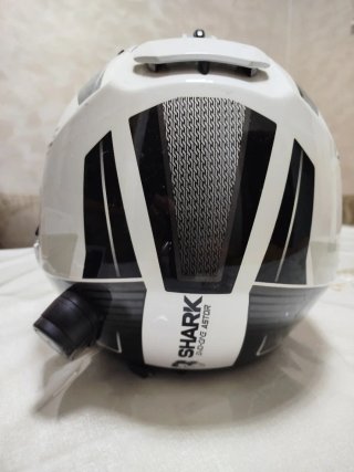 Casco Shark Evo-One Astor  BLANCO y NEGRO TALLA M