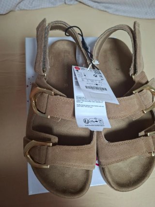 Sandalias Stradivarius Marrones Talla 39