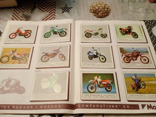 Colección Cromos Motos Motor 16