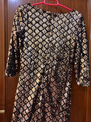 Vestido lentejuelas Fórmula Joven Talla S