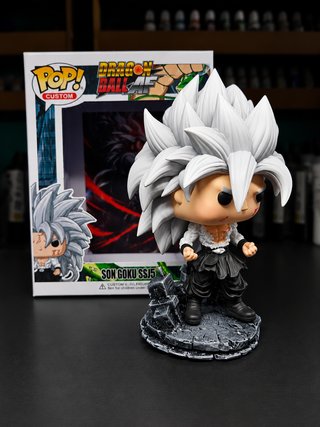 Funko Pop Son Goku SSJ5 Custom Dragon Ball