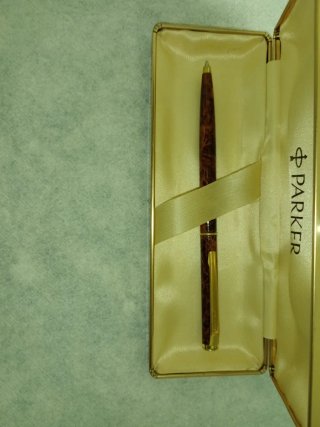 Bolígrafo vintage Usus Germany dorado