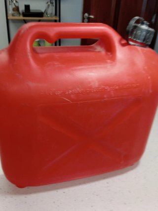 Bidón Gasolina/Gasoil 10L Rojo