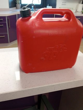 Bidón Gasolina/Gasoil 10L Rojo