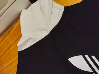 Camiseta Adidas Negra y Blanca Talla XS