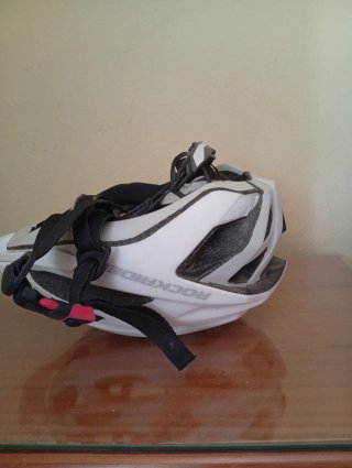 Casco de bici Rockrider blanco