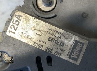 58152 8200206251 alternador renault avantime 2.0