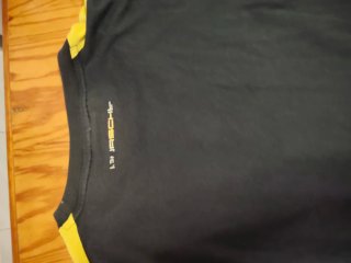 Camiseta Puma Porsche Turbo Hombre Negra y Amarill