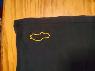 Camiseta Puma Porsche Turbo Hombre Negra y Amarill