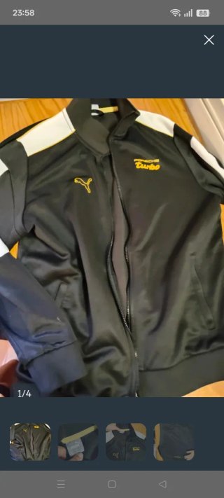 Chaqueta y camiseta Puma Porsche Turbo Hombre Negr