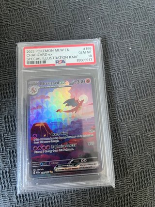 Carta Pokémon Charizard ex PSA 10 GEM MT l