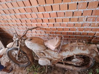 Moto Guzzi Hispania para restaurar. Años 50.