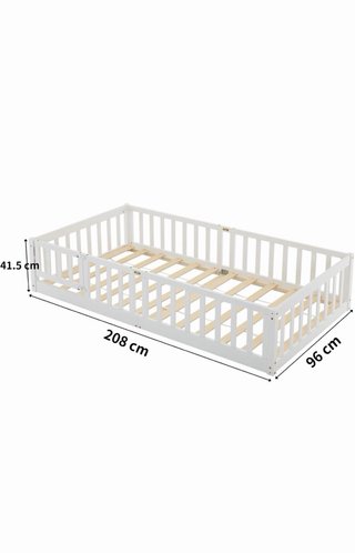 Cama Montessori Infantil con Puerta