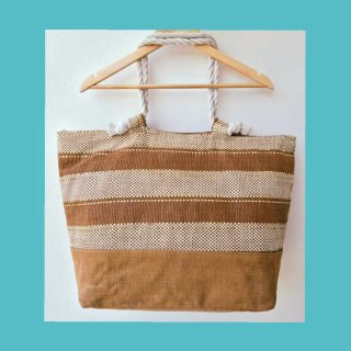 Bolsa de playa Tex rayas