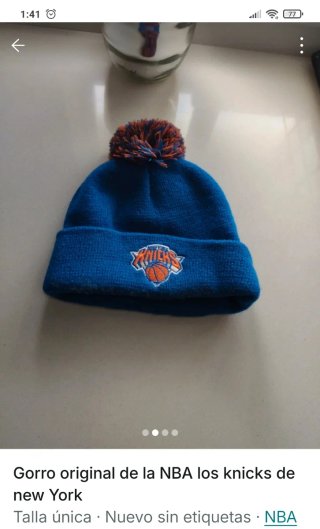 Gorro NBA New York Knicks Azul 2026 play off