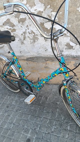 Bicicleta estilo leopardo