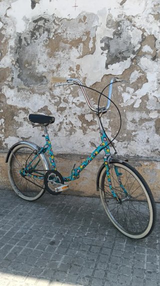Bicicleta estilo leopardo