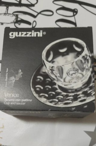 Set 4 Tazzine con 4 piattini Guzzini Venice