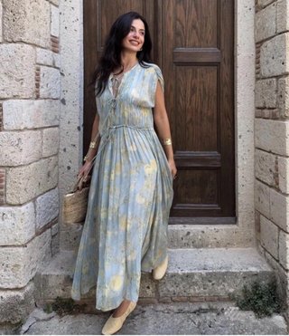 Vestido boho floral