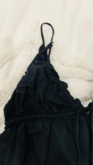 Blusa Zara tirantes negra
