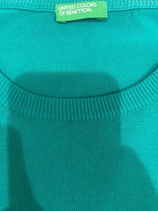 Jersey United Colors of Benetton verde azulado
