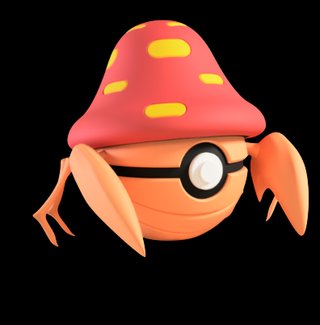 Pokéball de Parasect Impresa en 3D