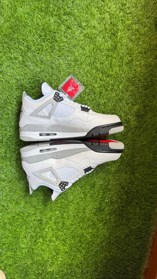 Zapatillas Jordan 4 Retro Blanco Gris