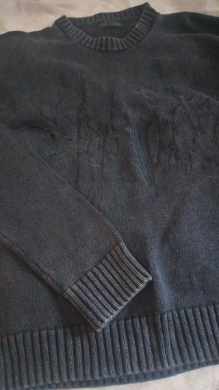 Maglione Zara Grigio Taglia L