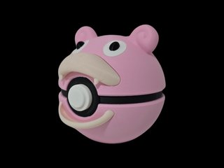 Pokéball de Slowpoke Impresa en 3D