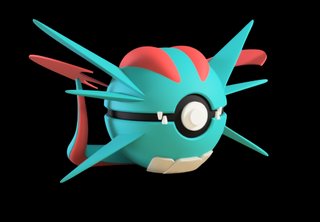Pokeball de Salamence Impresa en 3D