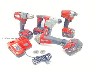 kit herramientas variadas milwaukee radial, percutor,taladro,atornilladora