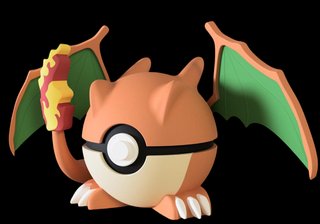 Pokeball de Charizard Impresa en 3D