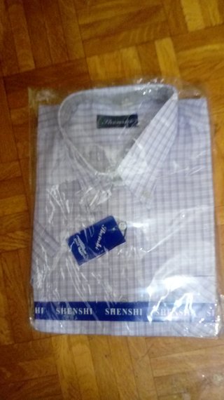 Camisa de manga corta Shenshi para hombre