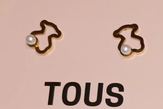 Collar Tous Doble Oso y Logo Multicolor