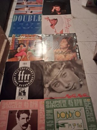 Lote 10 Vinilos Años 80 Dance/Pop Rock
