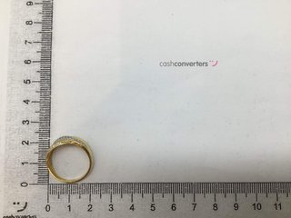 sortija oro 18k con piedra con circonita
