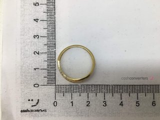 sortija oro 18k con piedra con circonita