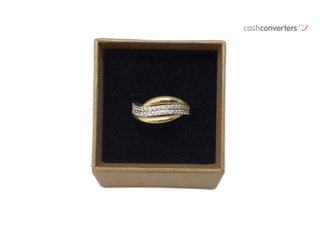 sortija oro 18k con piedra con circonita