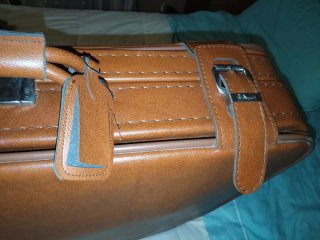 Maleta vintage grande de piel