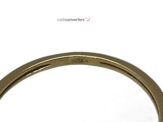 sortija oro 18k con piedra con circonita