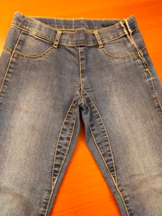 Jeans Capri Blu Donna