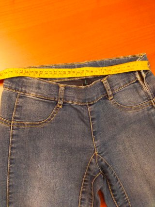 Jeans Capri Blu Donna