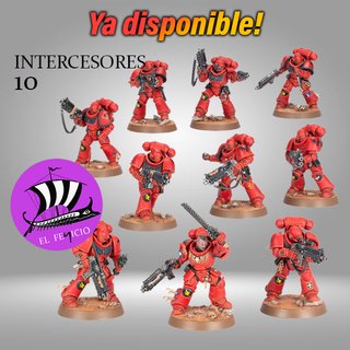 10 Intercesores Primaris Marines Espaciales W40K