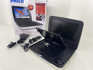 reproductor dvd portatil philips pd7030/12
