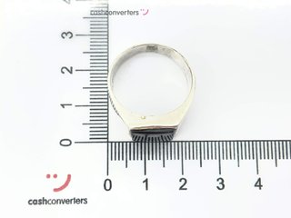 anillo plata 925mm con piedra con onix