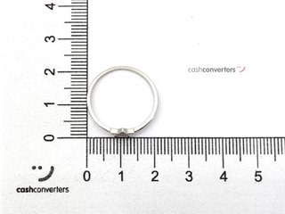 sortija oro 18k con piedra con diamante